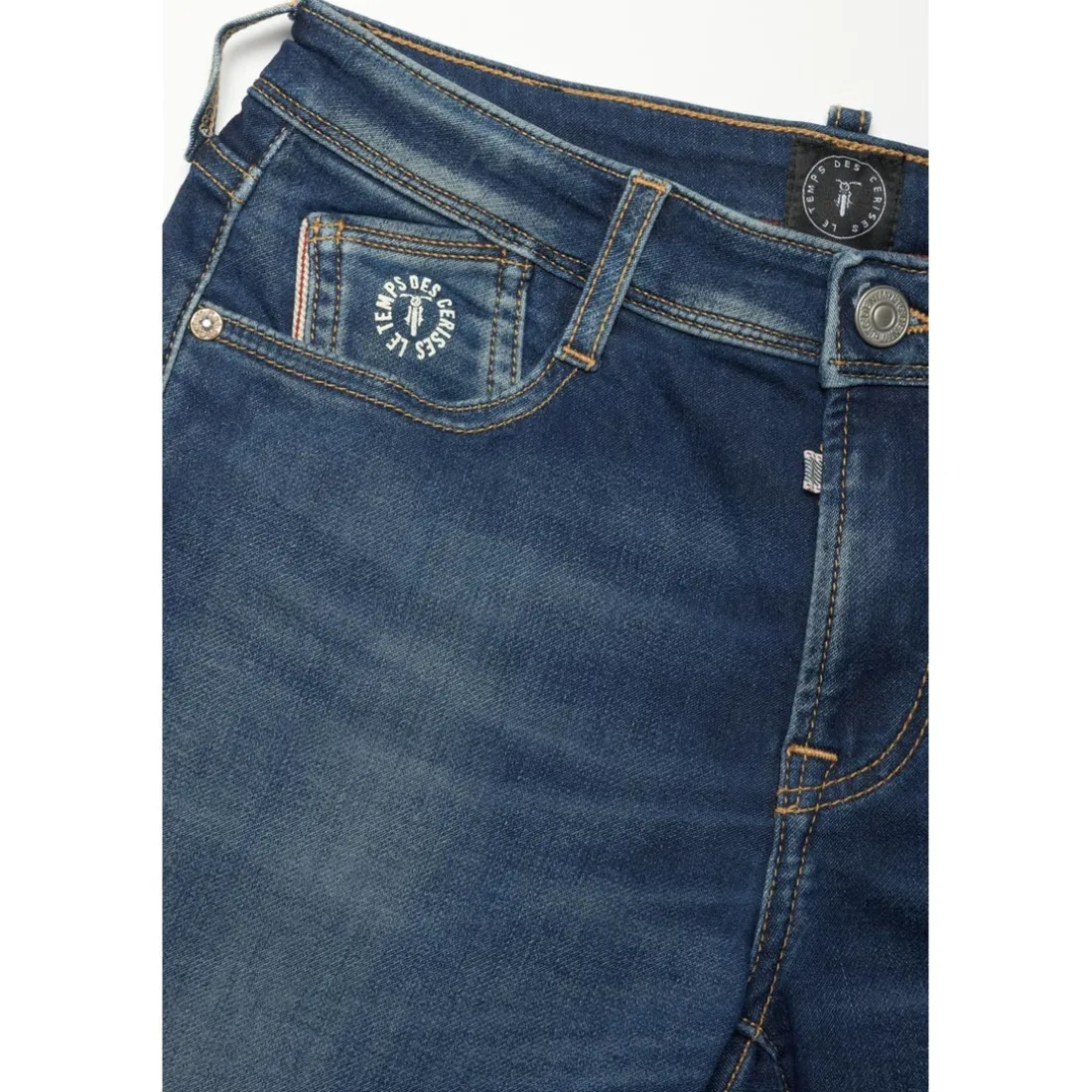 Bermuda short garçon, en jeans Jogg Lo bleu délavé