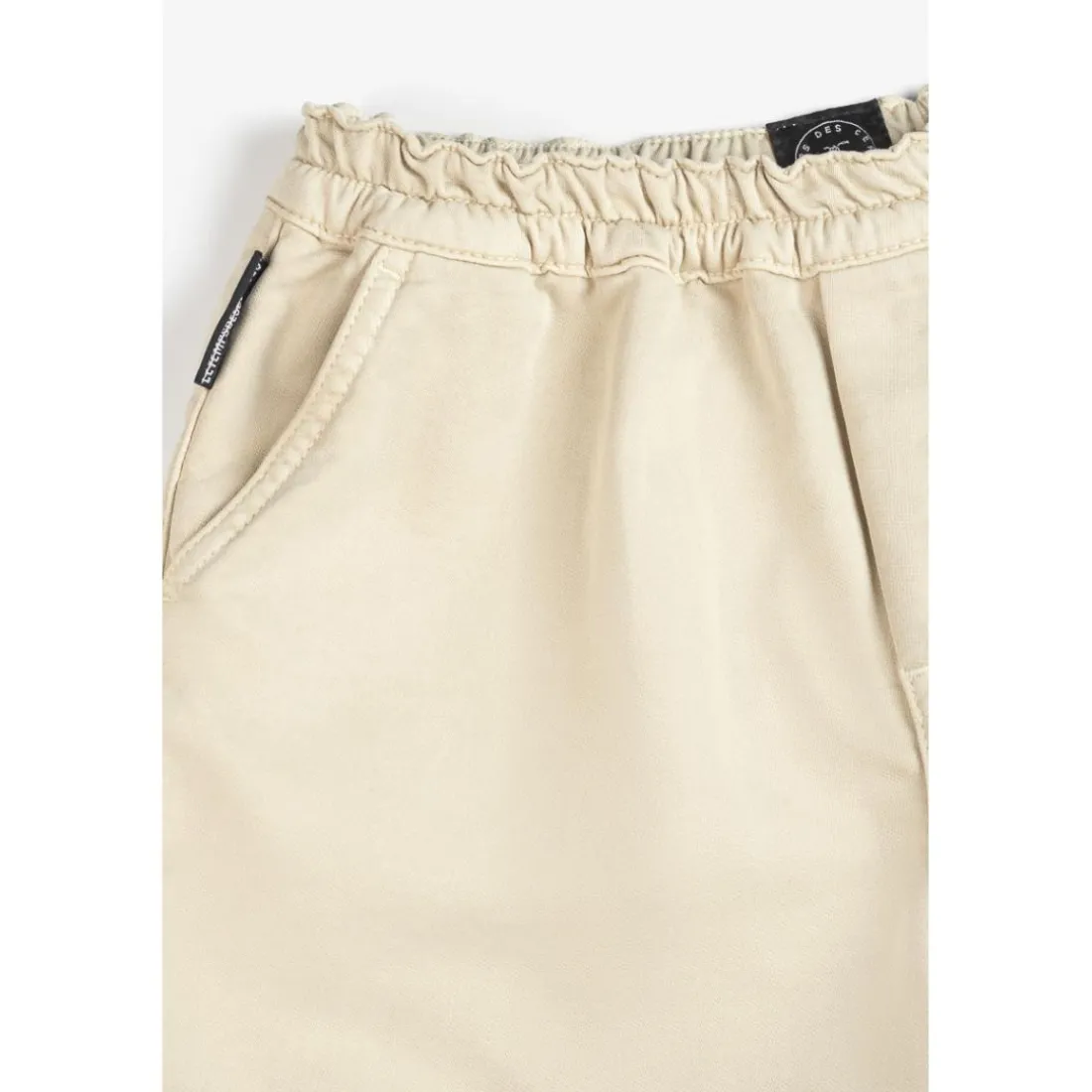 Bermuda short garçon, JOGG sable en coton Miles