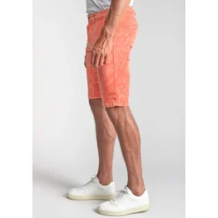 Bermuda short JOGG rose saumon Remy en coton