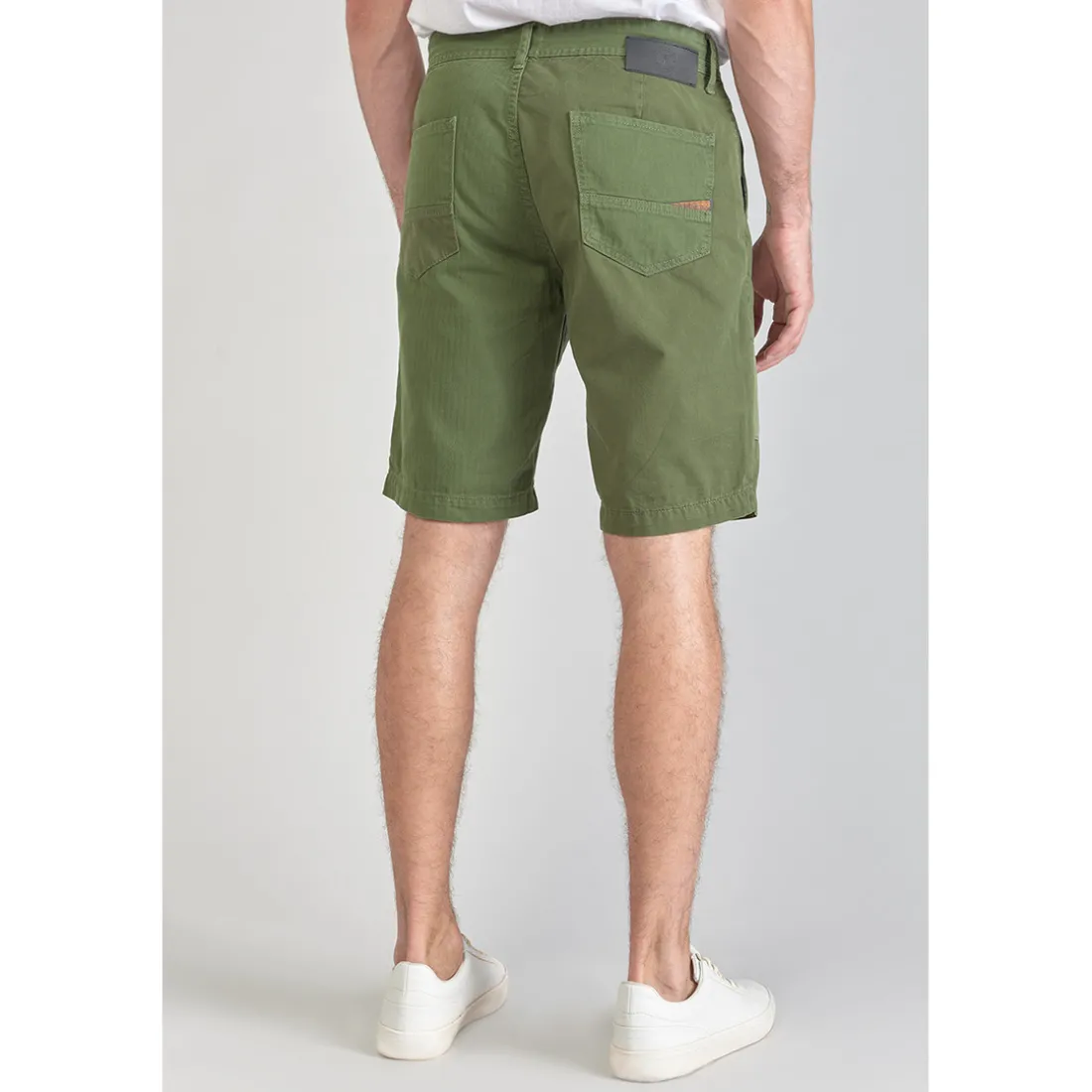 Bermuda short LUBERON vert en coton