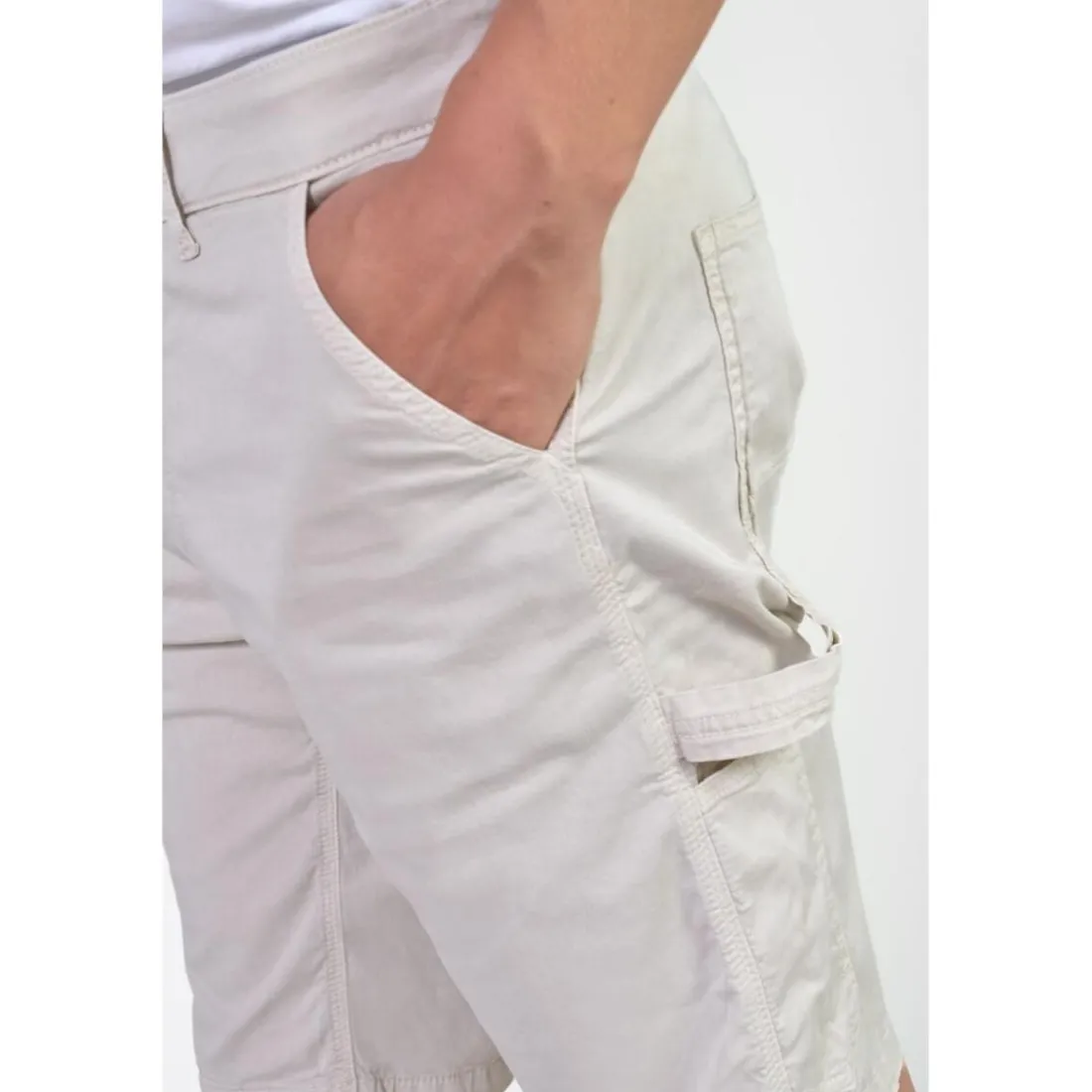 Bermuda short NOX beige Jace en coton