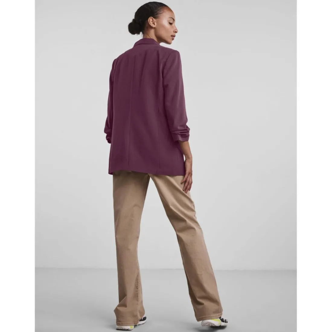Blazer classique regular fit col à revers Violet Lucie