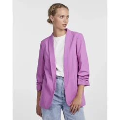 Blazer classique regular fit col à revers Violet Cleo