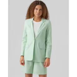 Blazer classique revers à encoche - Vert