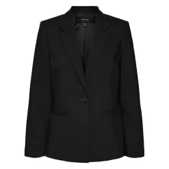 Blazer classique Slim Fit Col à revers noir