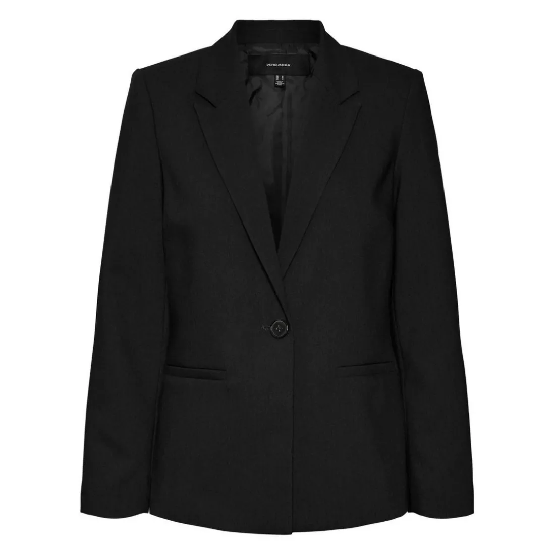 Blazer classique Slim Fit Col à revers noir