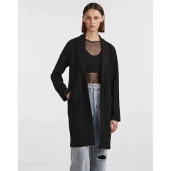 Blazer regular fit col à revers noir Ana