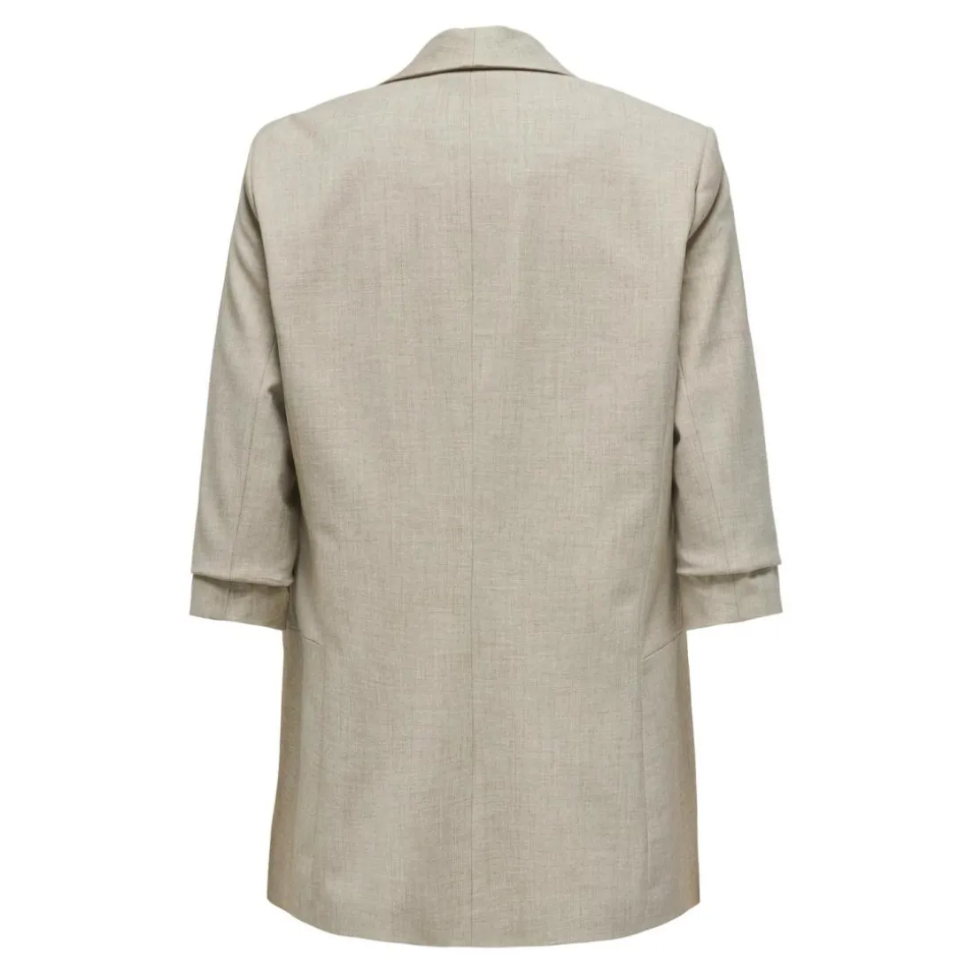 Blazer regular fit col à revers gris clair Maëlys