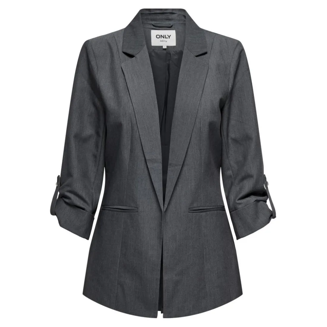 Blazer regular fit col à revers gris moyen Pey