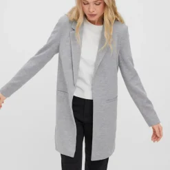 Blazer Regular Fit Revers à encoche gris