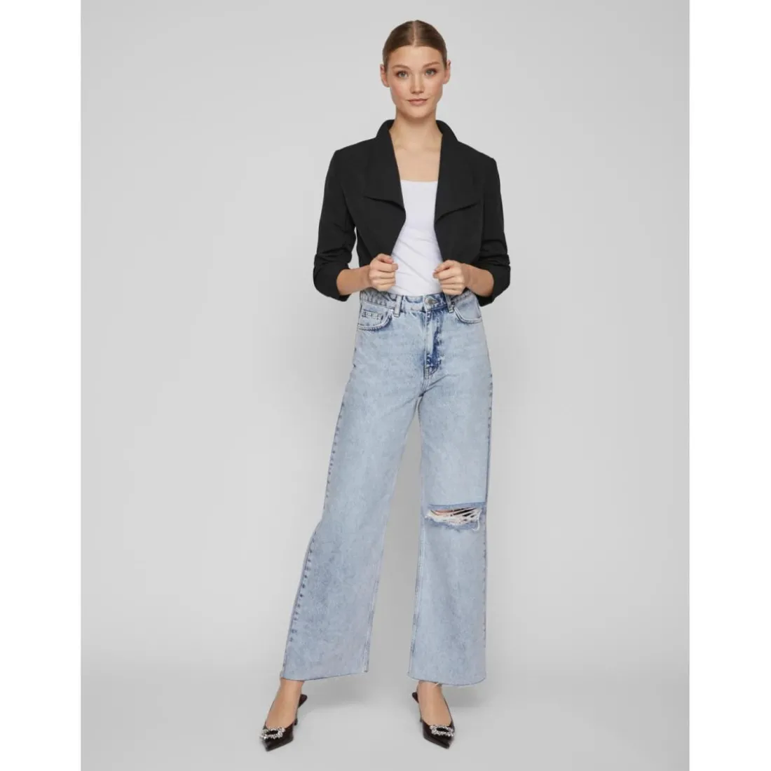 Blazer relaxed fit noir