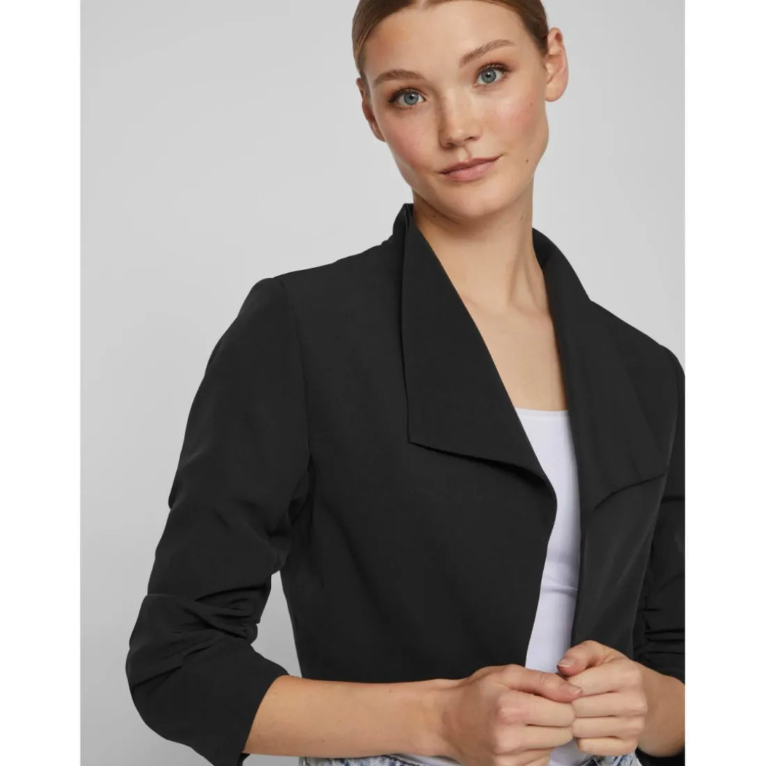 Blazer relaxed fit noir