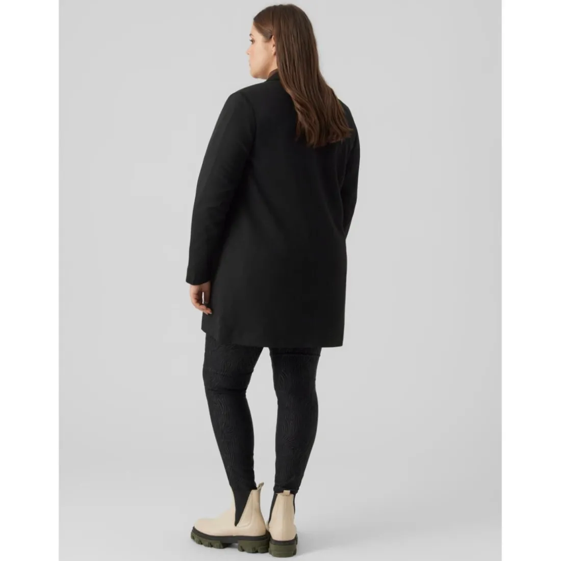 Blazer revers à encoche - Noir