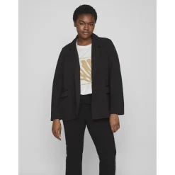 Blazer slim fit noir
