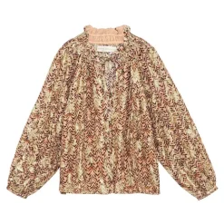 Blouse BENNY beige en viscose