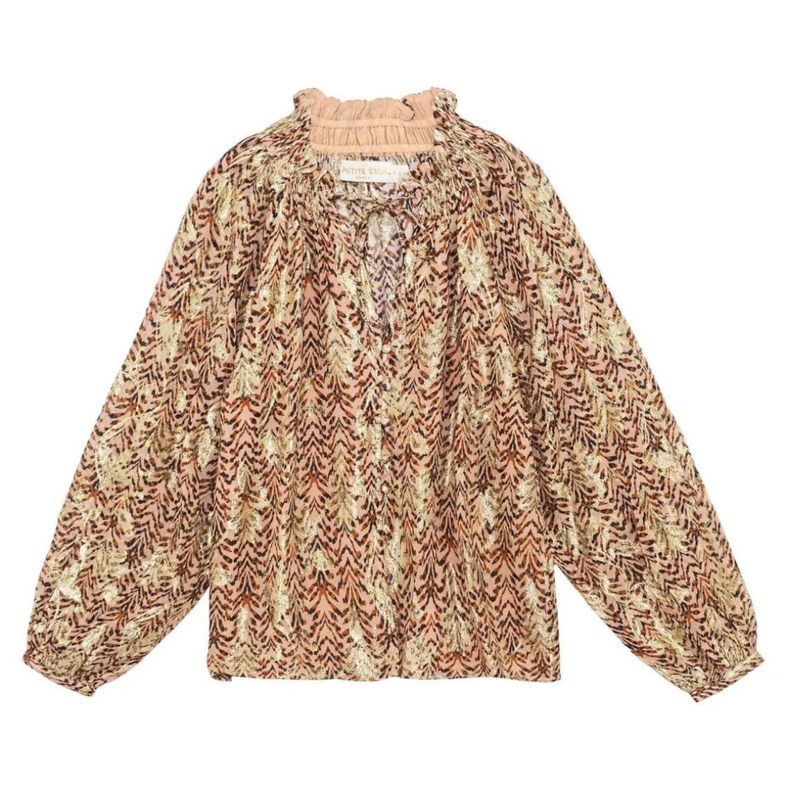Blouse BENNY beige en viscose