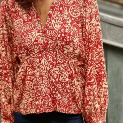 Blouse BERENICE cachemire en viscose