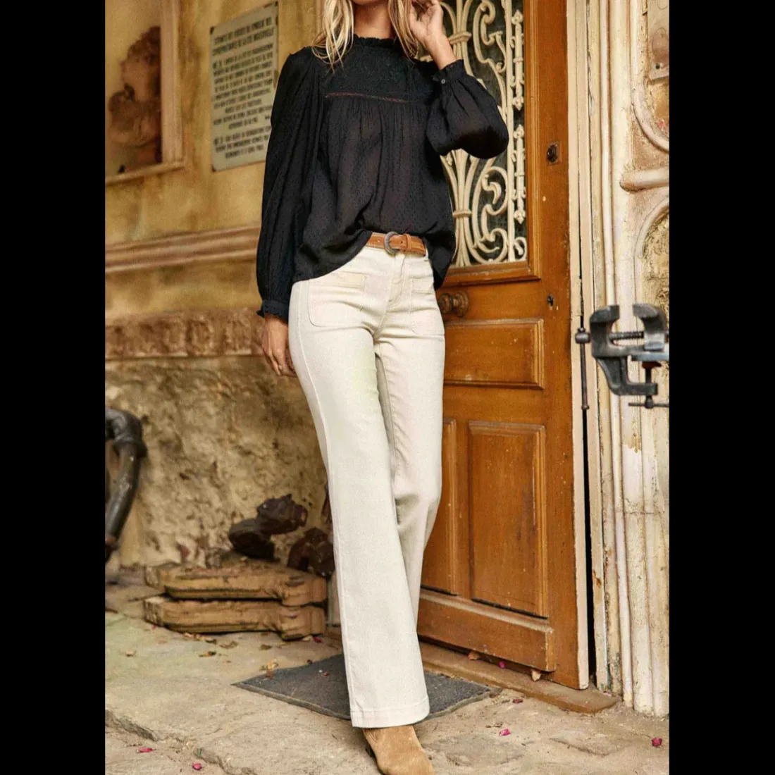 Blouse BIRSEN noir en viscose
