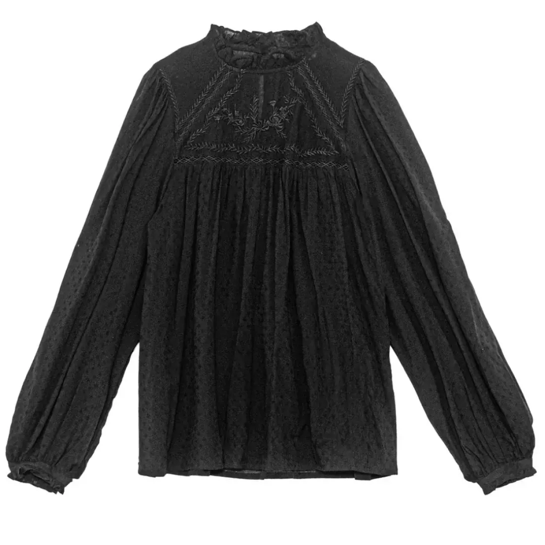 Blouse BIRSEN noir en viscose