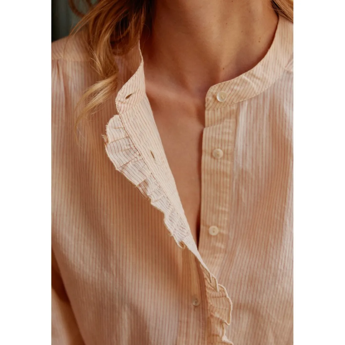 Blouse blanche Lonia en coton