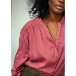 Blouse BOLIA fraise des bois rouge en coton