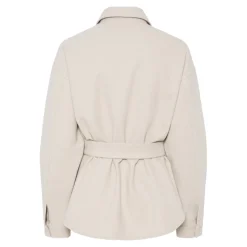 Blouse ceinturée manches longues Vega gris Vera
