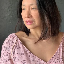 Blouse Daily - Confetti rose en viscose
