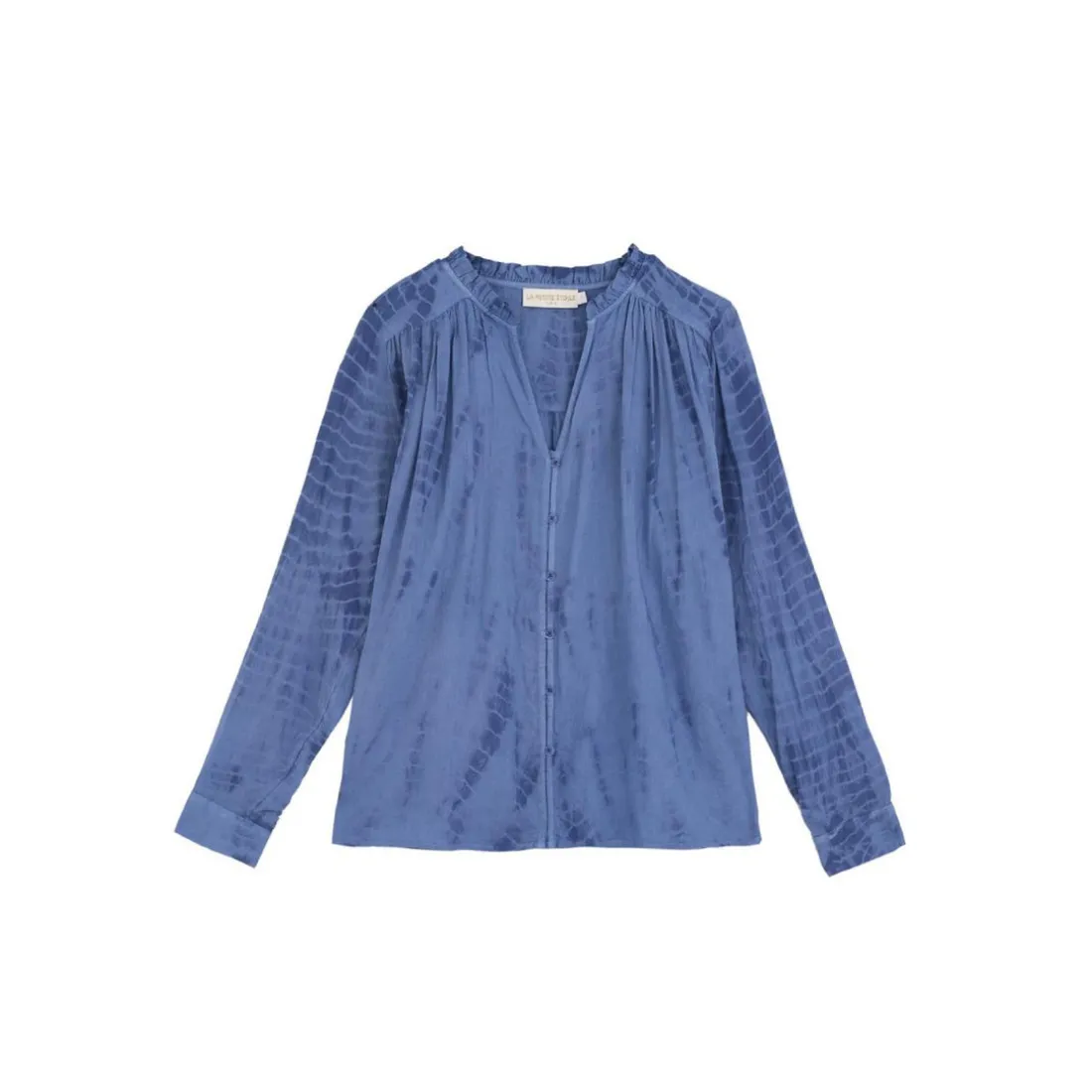 Blouse DIALA - Bleu en coton