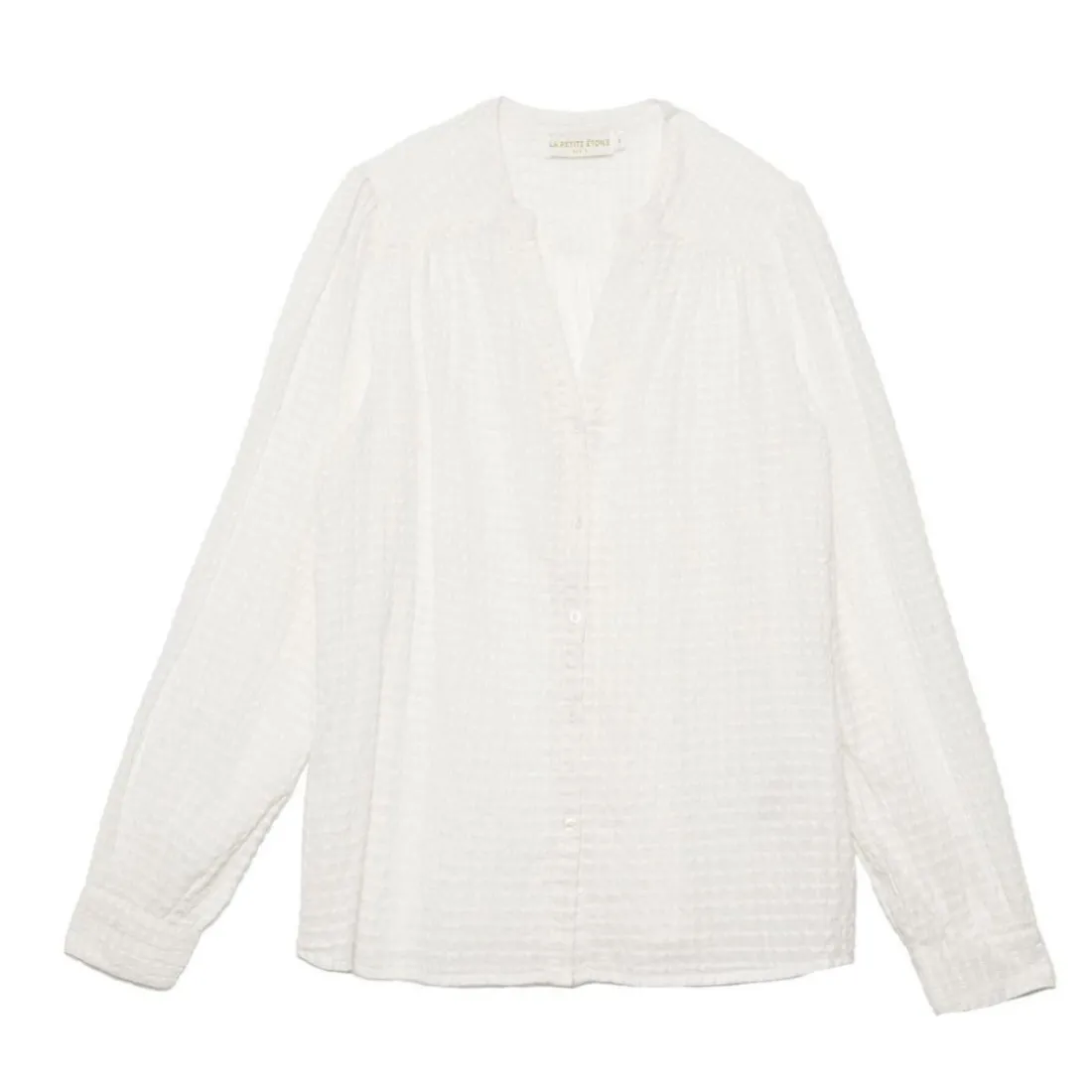 Blouse en coton BAILEY blanc