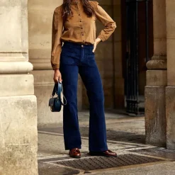 Blouse en coton BLONDIE camel