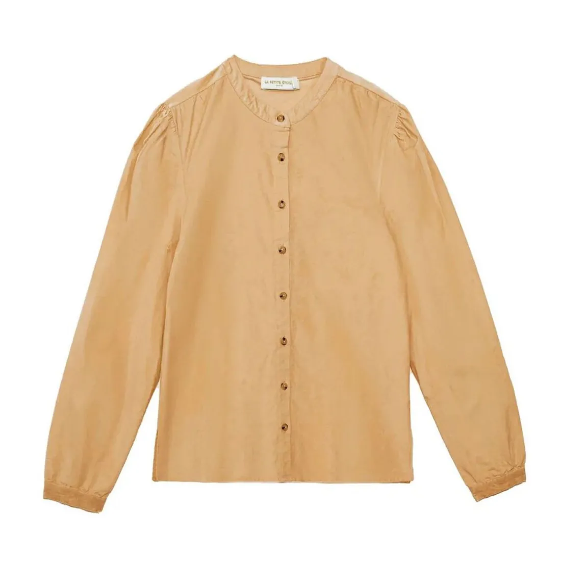 Blouse en coton BLONDIE camel