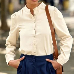 Blouse en coton BLONDIE ecru