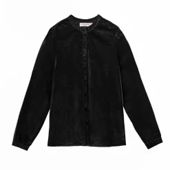 Blouse en coton BLONDIE noir