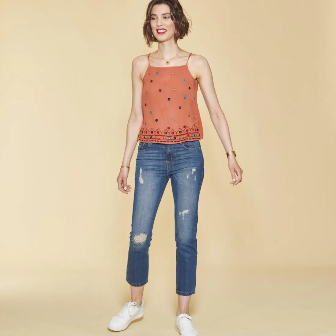 Blouse femme - Marron