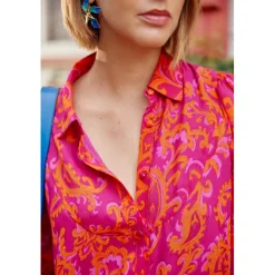Blouse JOAO - Rose/Orange
