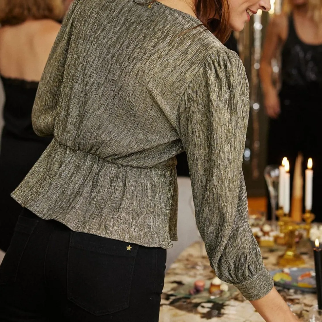 Blouse LEOLINE - Modore doré