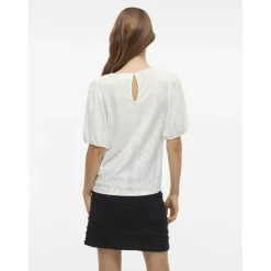 Blouse manches 2/4 Kally blanc Ella