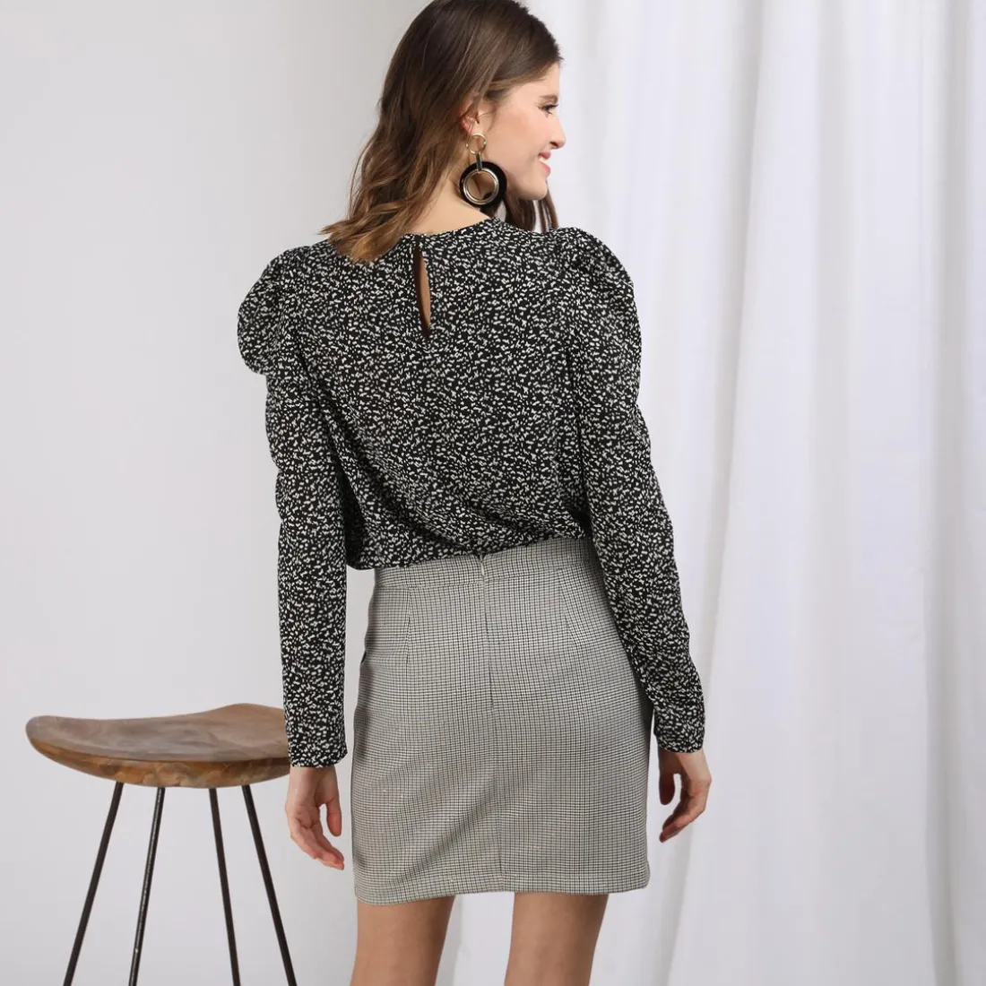 Blouse manches ballons Gabi