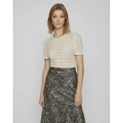 Blouse manches courtes gris Ruby