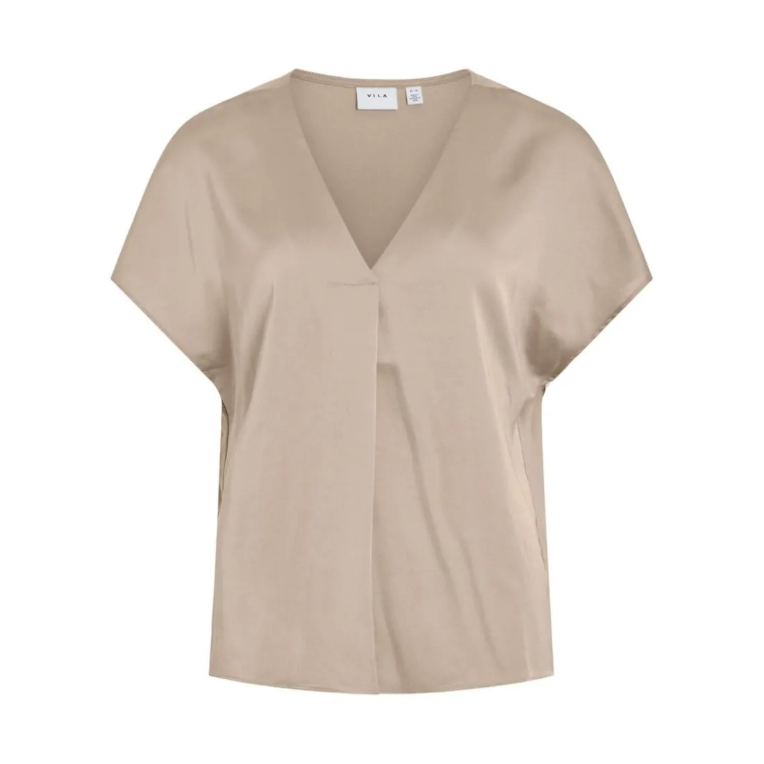 Blouse manches courtes gris clair Dee