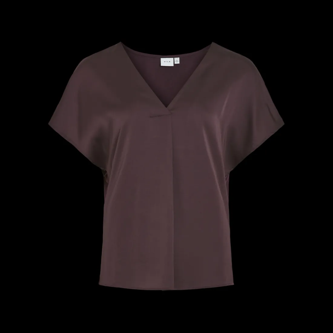 Blouse manches courtes violet Lara