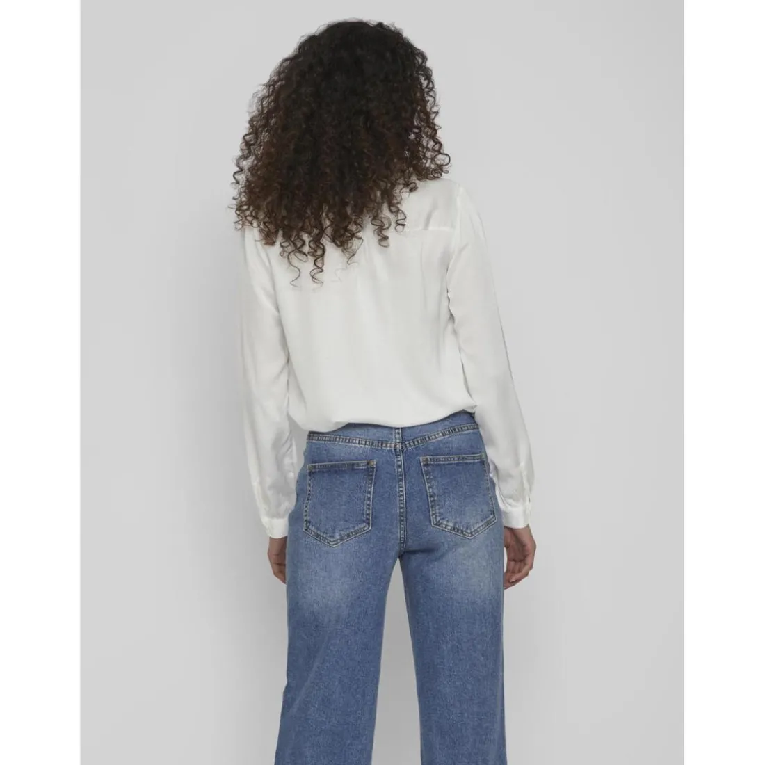 Blouse manches longues blanc Jade
