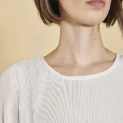 Blouse manches longues doublée femme