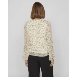 Blouse manches longues gris