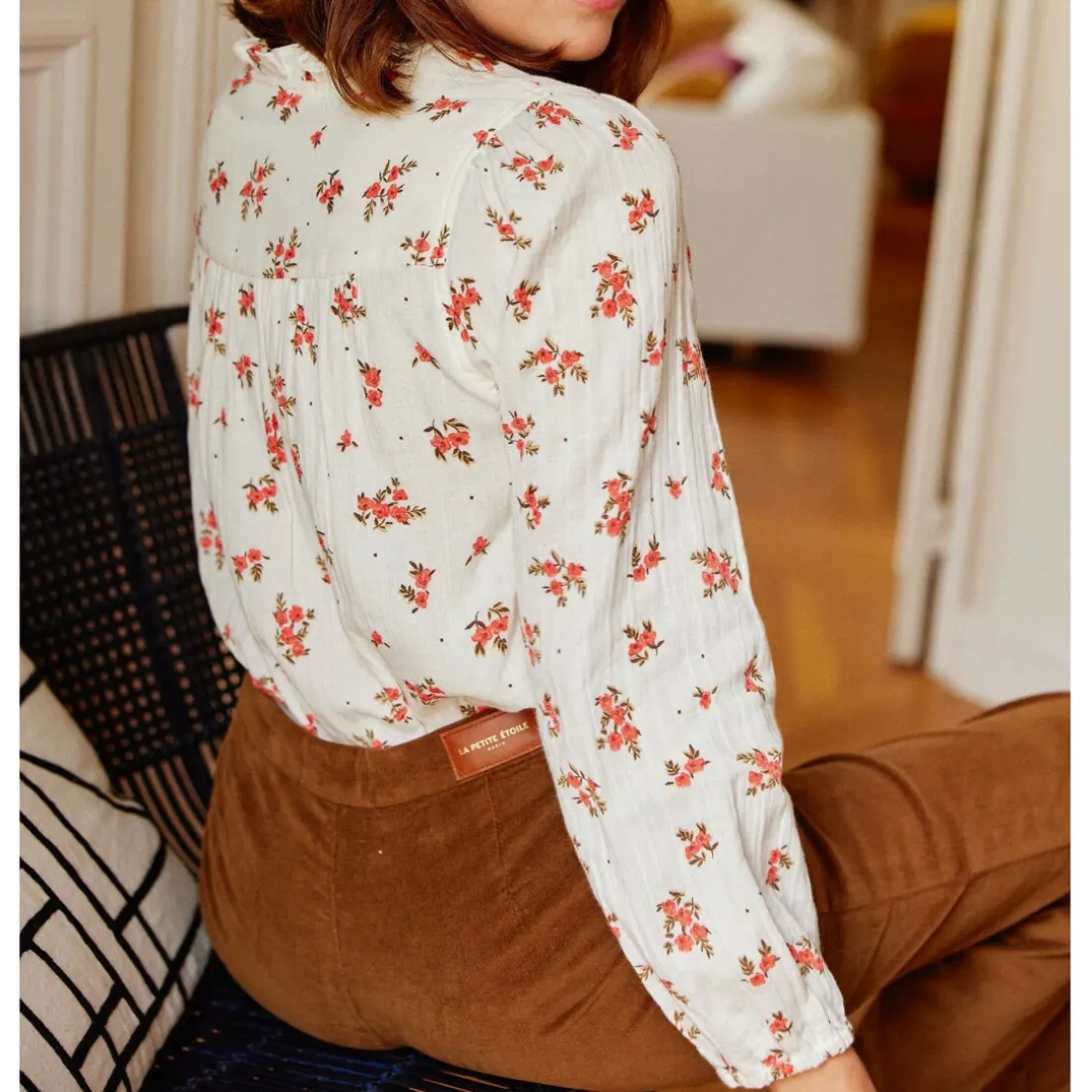 Blouse OLYMPA - Ecru en coton