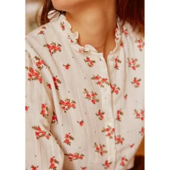 Blouse OLYMPA - Ecru en coton