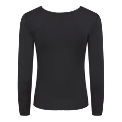Blouse reversible manches longues Neja noir Maud