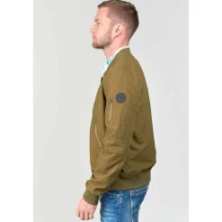 Blouson DINOL vert en coton