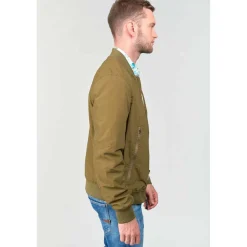 Blouson DINOL vert en coton