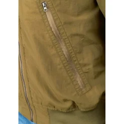 Blouson DINOL vert en coton